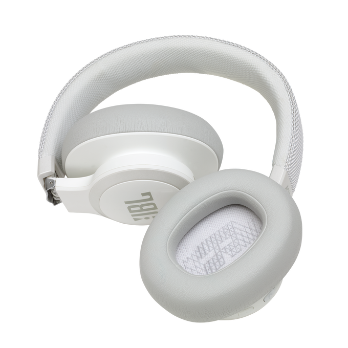 JBL Live 650BTNC - White - Wireless Over-Ear Noise-Cancelling Headphones - Detailshot 7 image number null